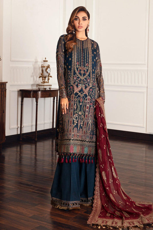 Jazmin | Formals Collection | CHIFFON UC-3049 - Pakistani Designer Dress - by Jazmin | Type: Formal - 100% Original at Saira Sultan