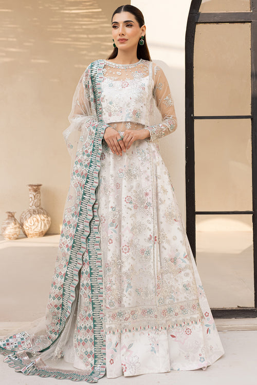 Farasha | Lu Zella Premium Formals 25 | Moonlight Mist - Pakistani Designer Dress - by Farasha - Type : Ladies Clothes - 100% Original at Saira Sultan