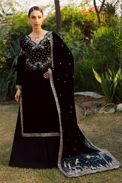 Nureh | Maya Velvet | NW-118 by Nureh - Designer Dress  - Type : Ladies Clothes - Available at Saira Sultan - 100% Original 