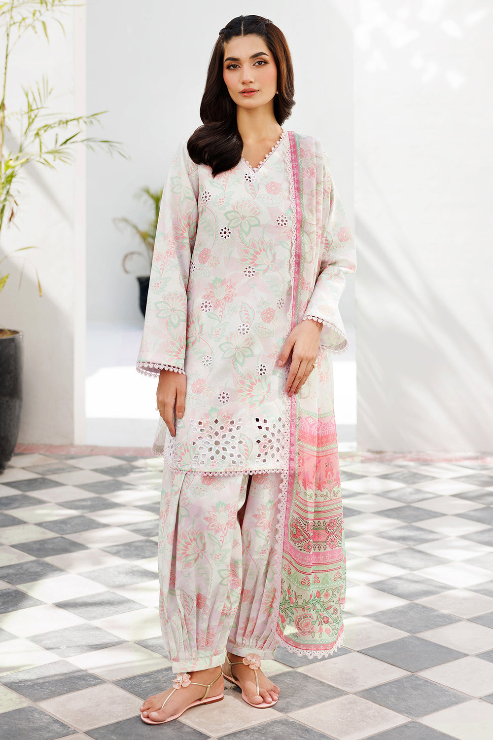Farasha | Printed Essentials | Spring Glow - Pakistani Designer Dress - by Farasha - Type : Ladies Clothes - 100% Original at Saira Sultan