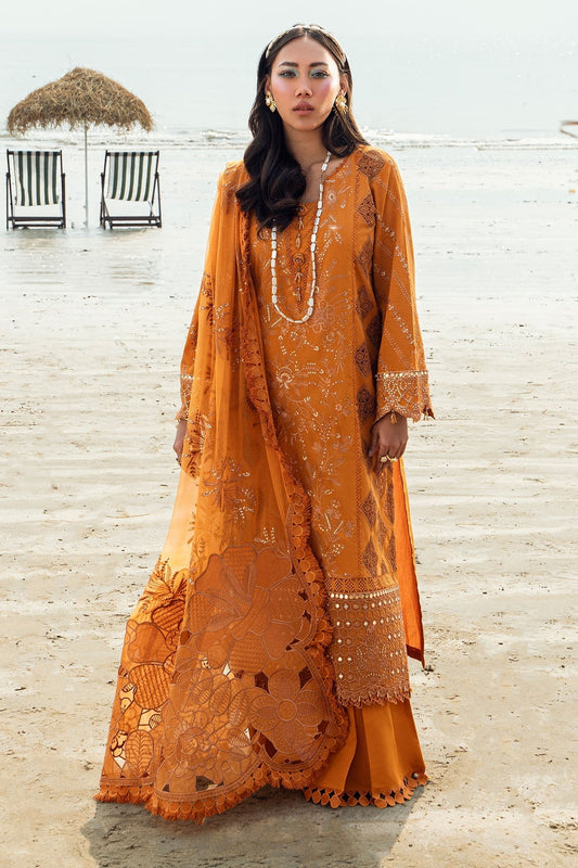 Nureh | Khuwab Luxury Lawn | NE-149 XS Bronze Lawn