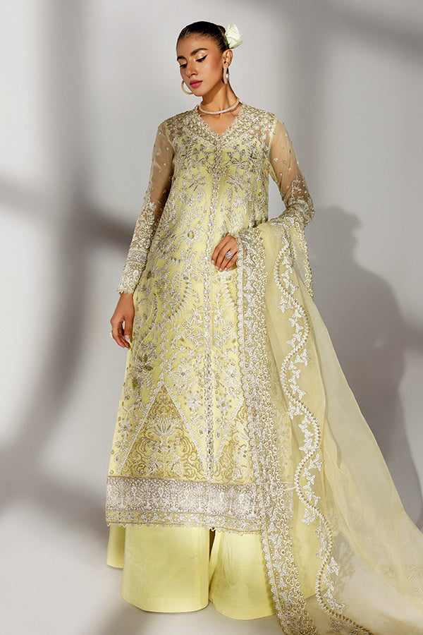 Saffron | Scintilla Formals | Lemon Sorbet XS Pastel Yellow Organza
