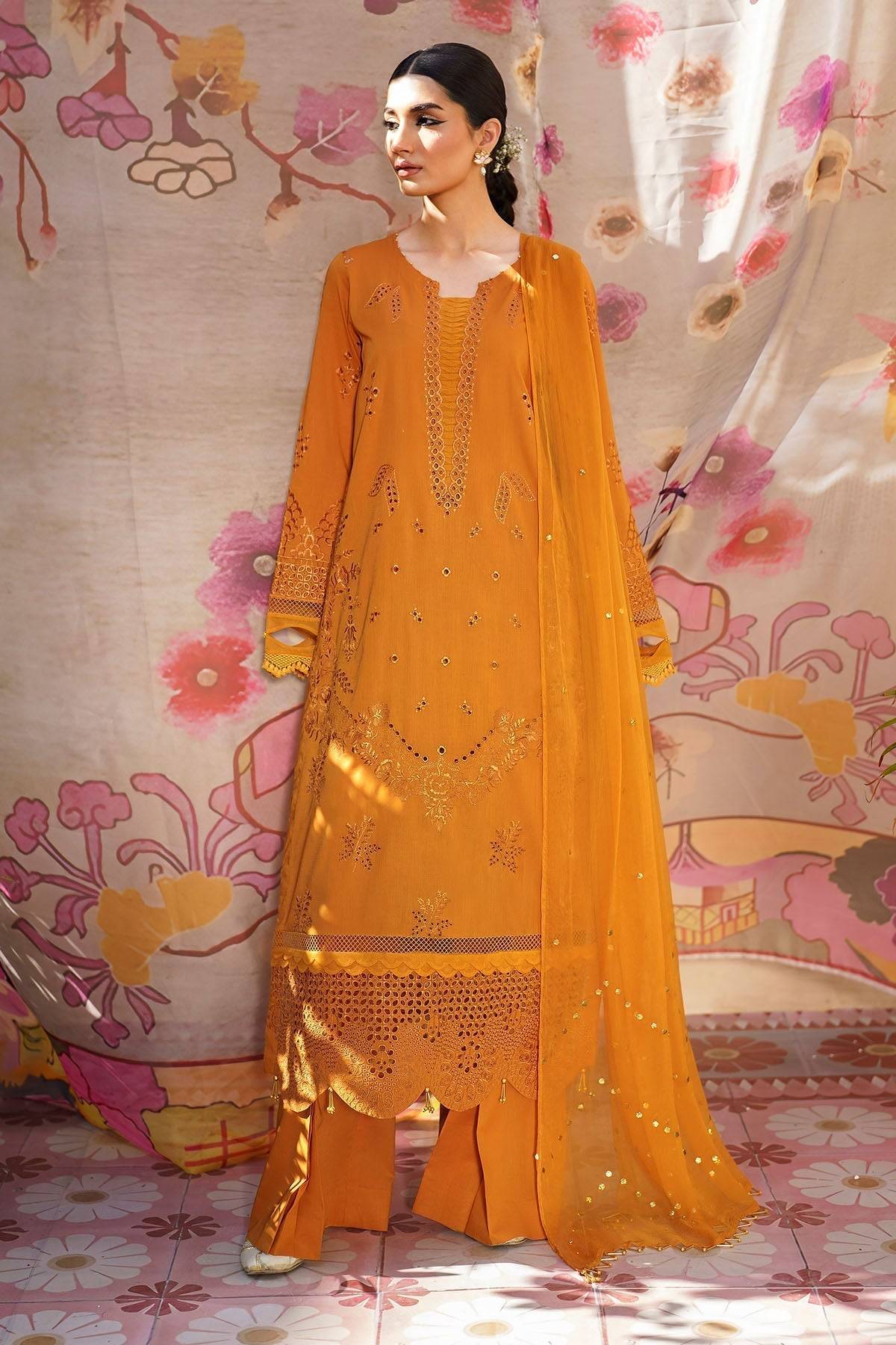 Nureh | Bazaar Lawn | NS-138 - Pakistani Designer Dress - by Nureh | Type: Luxury - 100% Original at Saira Sultan