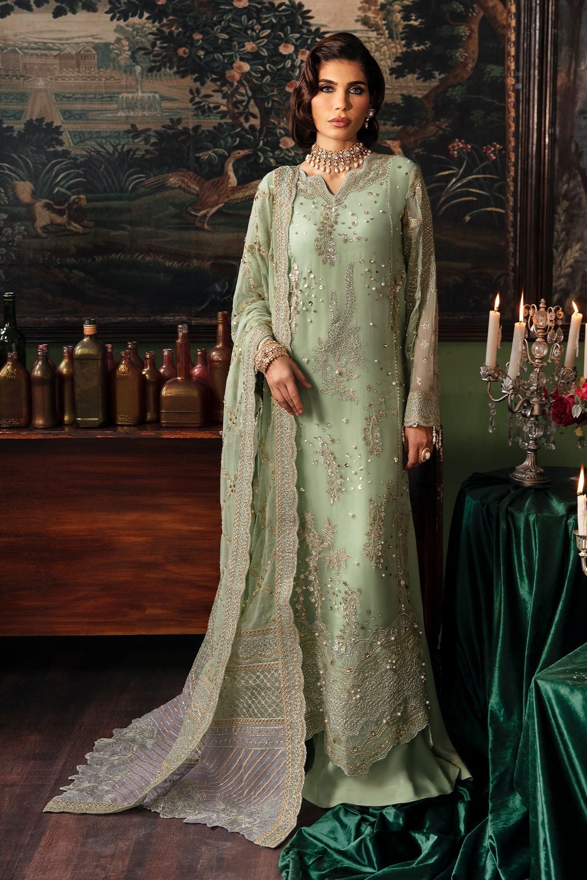 Nureh | Elanora Formal 24 | NEL-32 - Pakistani Designer Dress - by Nureh | Type: Formal - 100% Original at Saira Sultan