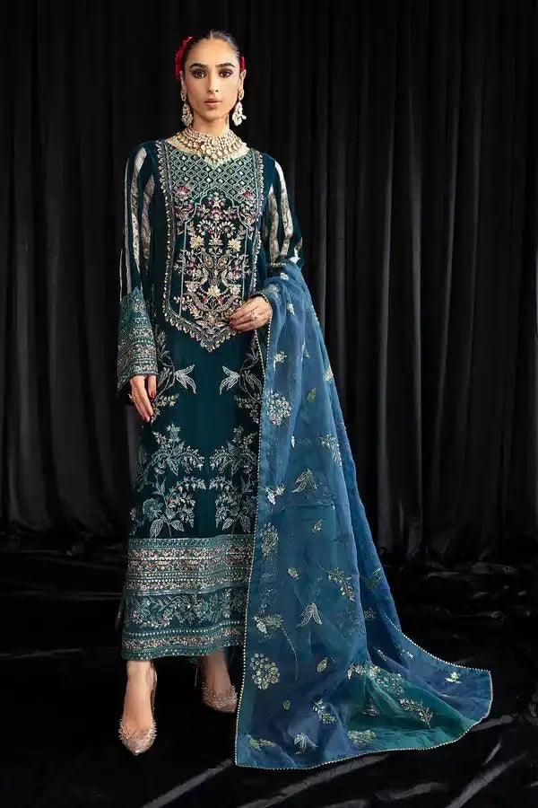Nureh | Maya Velvet 23 | Lehar - Pakistani Designer Dress - by Nureh | Type: Formal - 100% Original at Saira Sultan