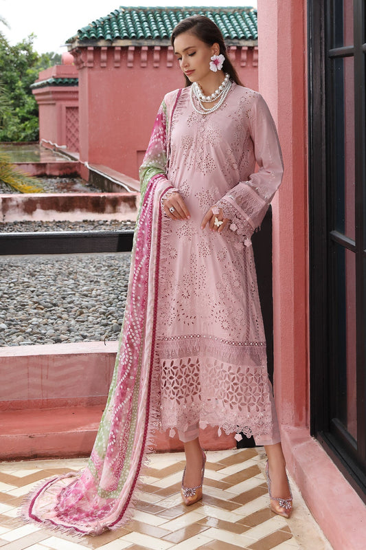 Nureh | Bazaar Lawn 25 | NE-106 XS Light Pink Lawn