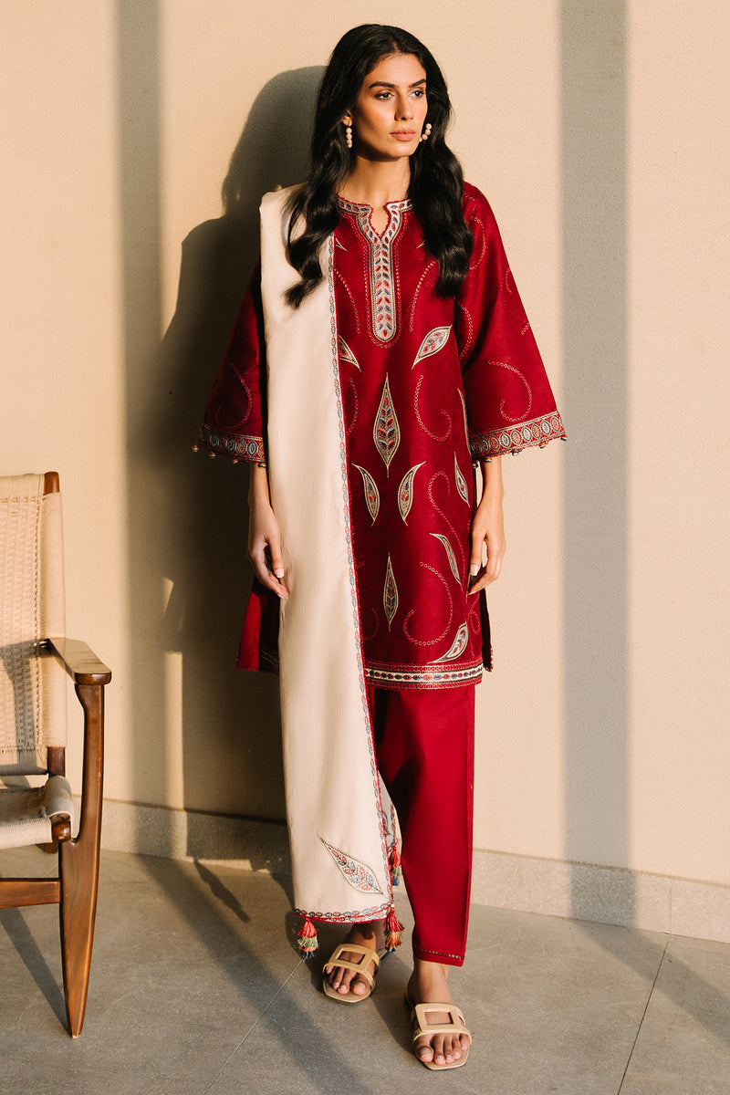 Jazmin | Summer Lawn 25 | USE-9141 XS Maroon Lawn