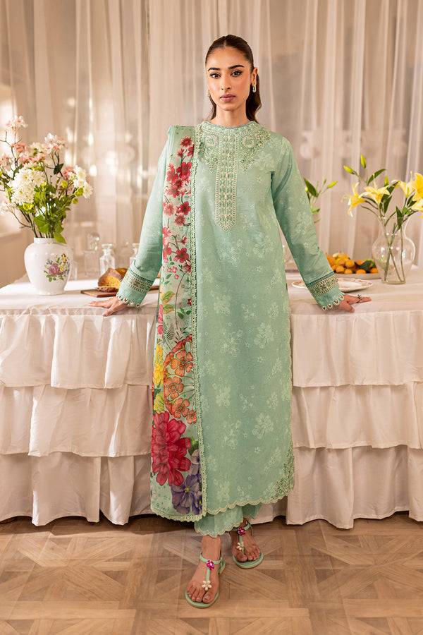 Farasha | Seraya Lawn 24 | SAGE - Pakistani Designer Dress - by Farasha | Type: Luxury - 100% Original at Saira Sultan