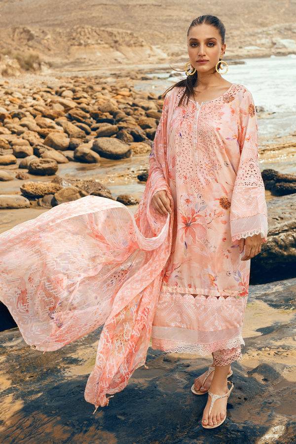 Nureh | Gardenia Lawn 24 | N-05 - Pakistani Designer Dress - by Nureh | Type: Luxury - 100% Original at Saira Sultan