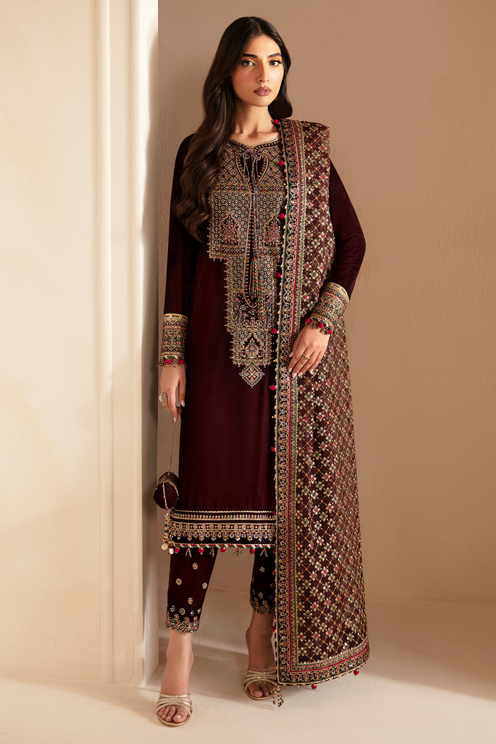 Jazmin | Velvet Edit 24 | VF-2022 XL Dark Maroon Velvet