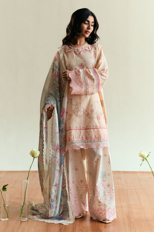Zara Shahjahan | Coco Eid Edit | Lumen-D7 XS Ivory Jacquard