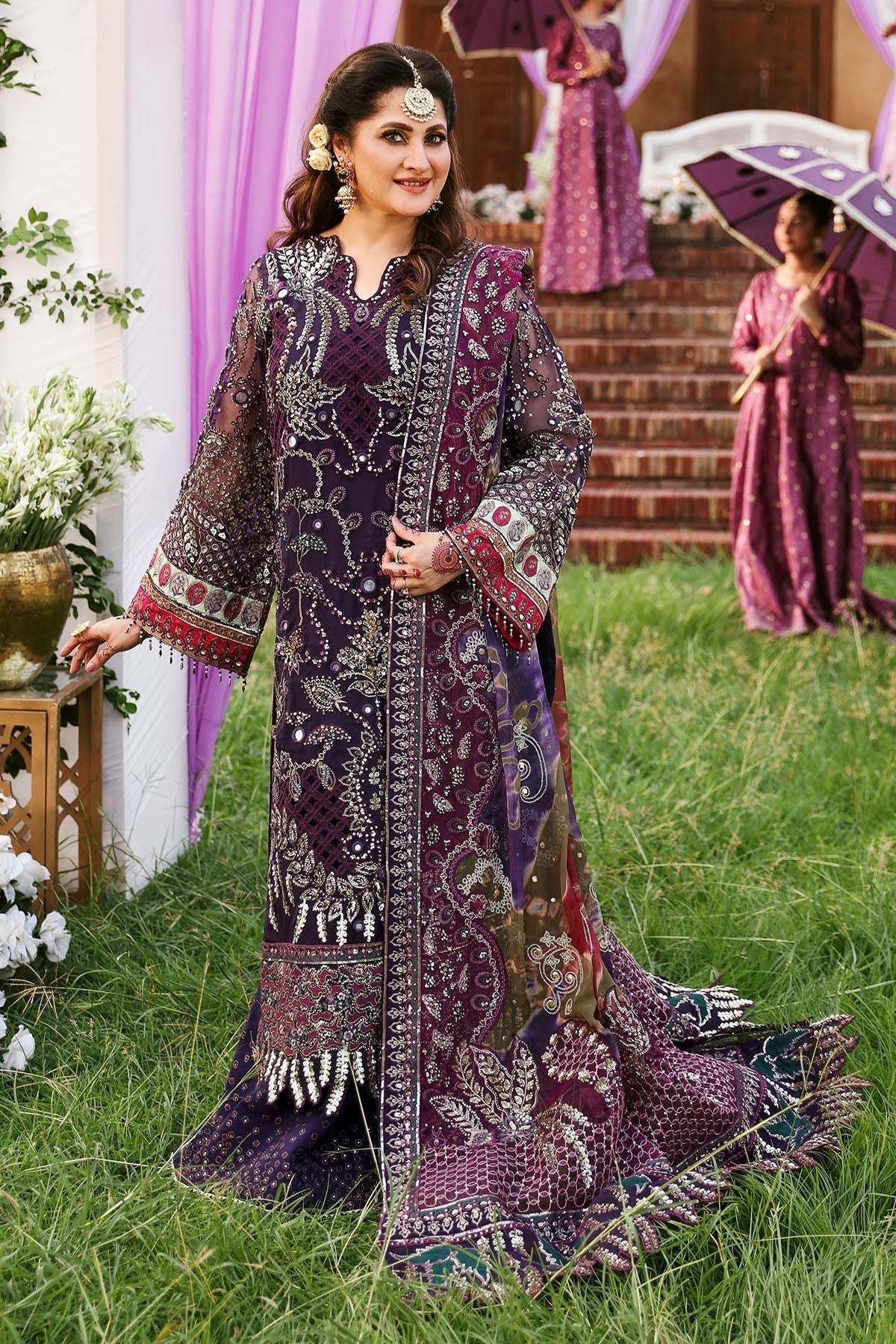 Nureh | Jhoomro Wedding Formals | NL-70 JAHAN - Pakistani Designer Dress - by Nureh | Type: Bridal - 100% Original at Saira Sultan