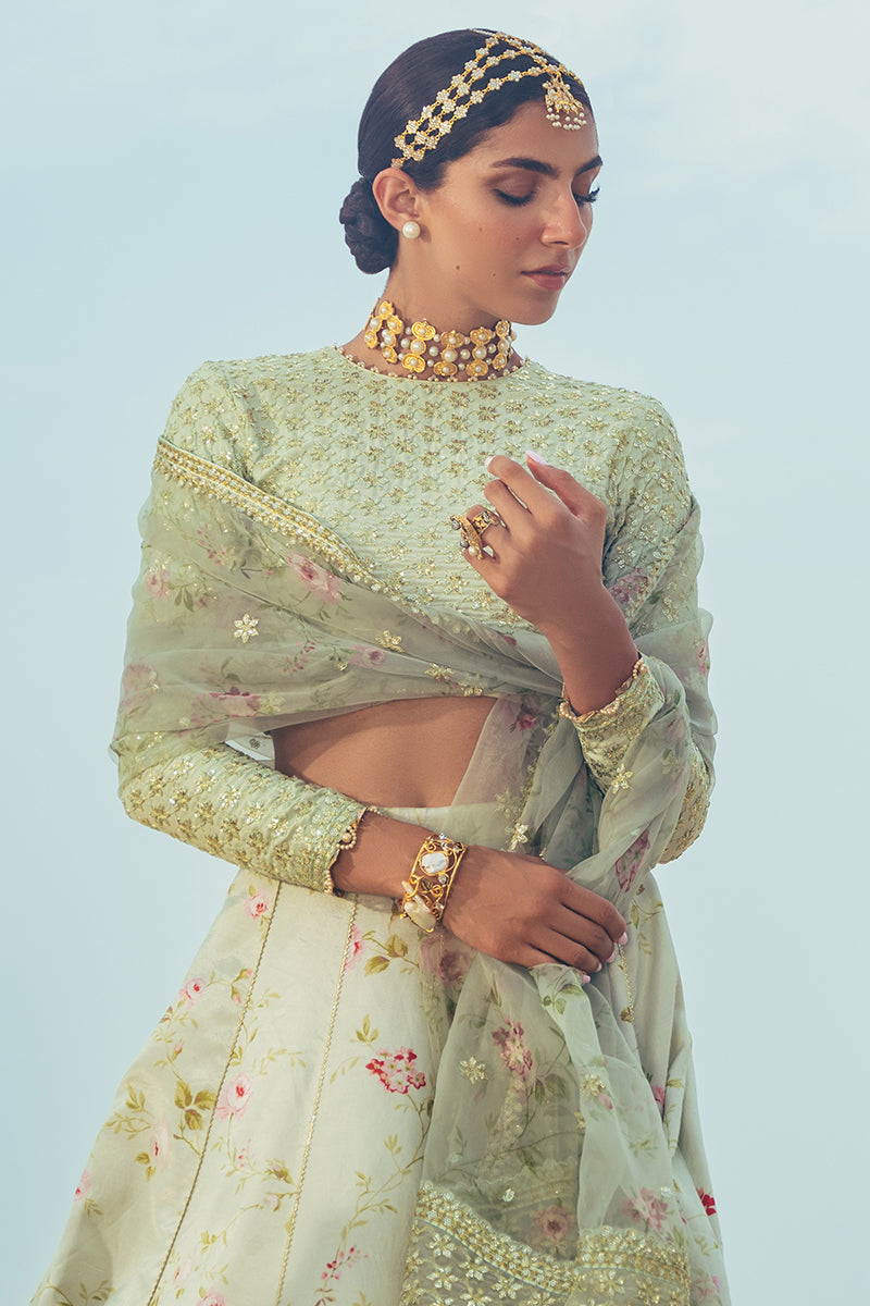 Cross Stitch | Wedding Collection 24 | TRANQUIL HAZE - Pakistani Designer Dress - by Cross Stitch | Type: Formal - 100% Original at Saira Sultan