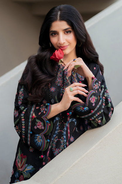Jazmin | Shahkaar Luxury Lawn 25 | SL25-D10 M Black Lawn