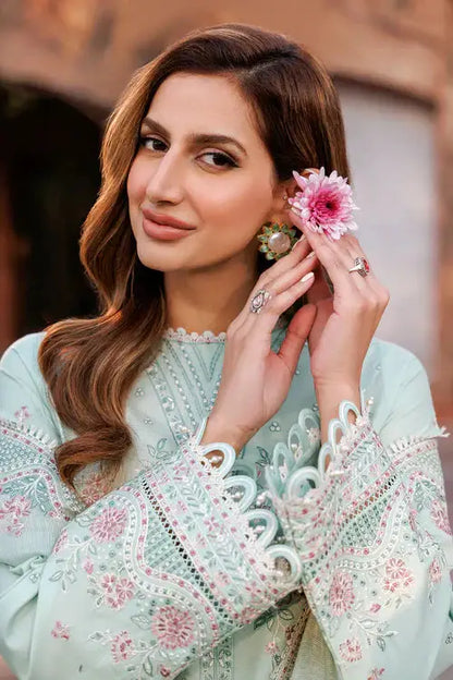 Farasha | Kaavish Lawn 24 | WHISPER MINT - Pakistani Designer Dress - by Farasha | Type: Luxury - 100% Original at Saira Sultan