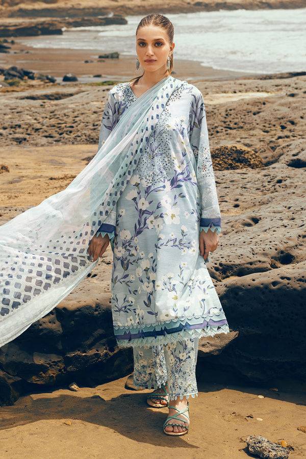 Nureh | Gardenia Lawn 24 | N-08 - Pakistani Designer Dress - by Nureh | Type: Luxury - 100% Original at Saira Sultan