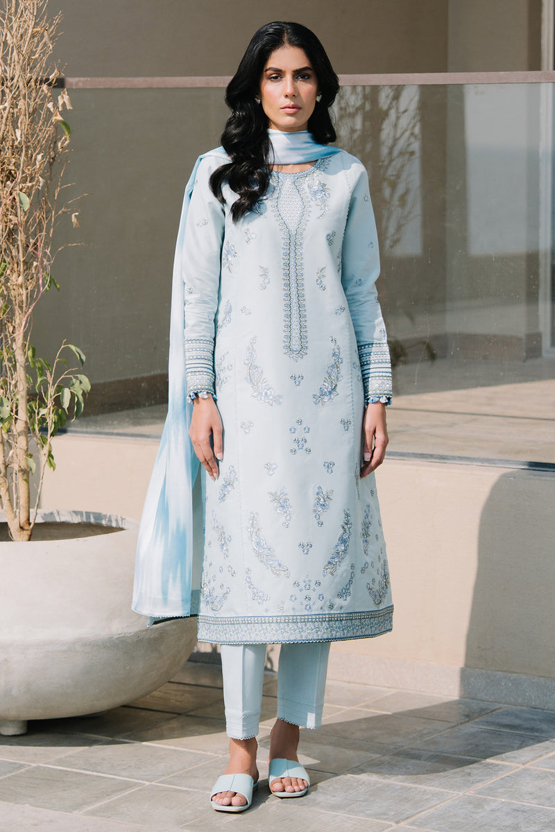 Jazmin | Summer Lawn 25 | USE-9146 XS Ice Blue Lawn