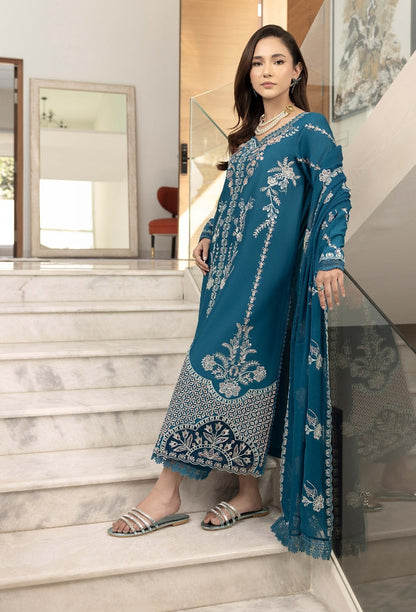 Humdum | Dilkash 25 |Dilkash - D06 S Dark Teal Lawn