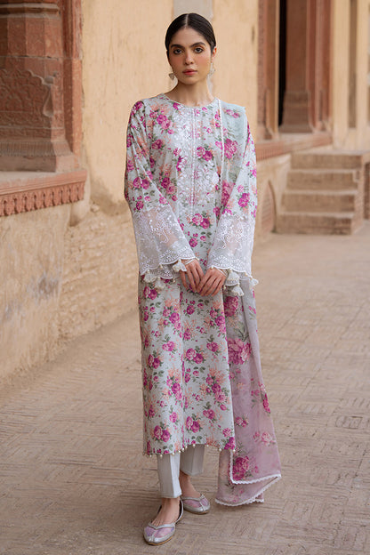 Cross Stitch | Eid Lawn Edit 25 | SPARKLING GEM XS Gray Lawn