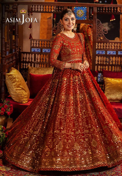 Asim Jofa | Jaan e Jahan| AJJJ-11 - Pakistani Designer Dress - by Asim Jofa | Type: Bridal - 100% Original at Saira Sultan