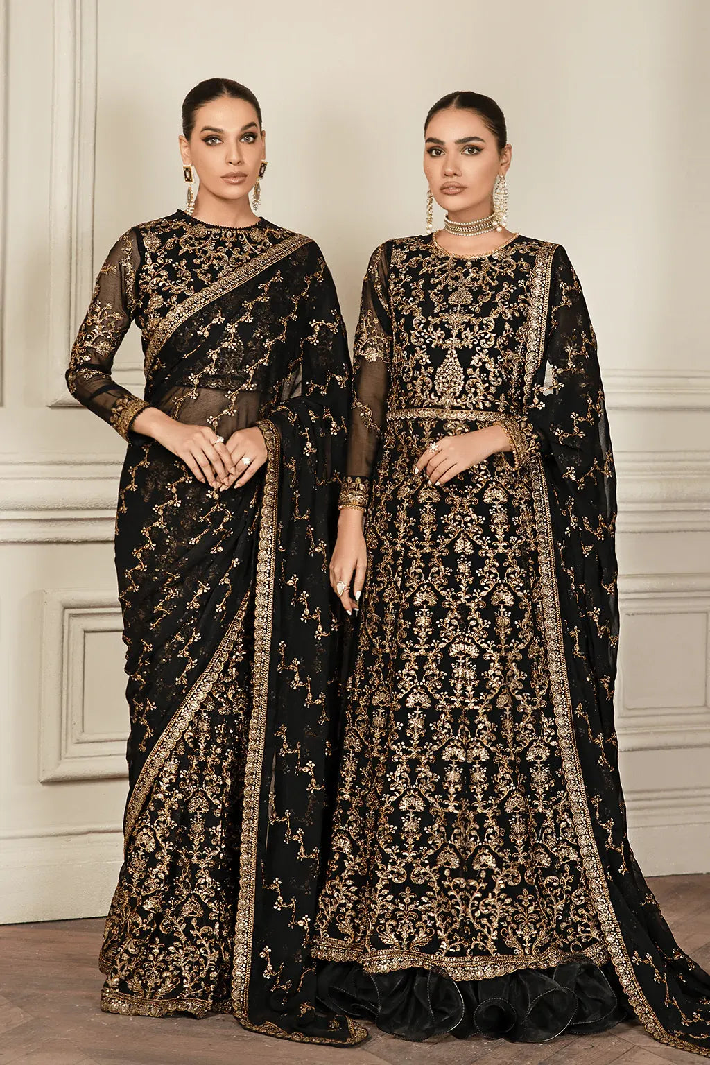 Zarif | Mehroz Formals | Black Ruby - Pakistani Designer Dress - by Zarif | Type: Formal - 100% Original at Saira Sultan