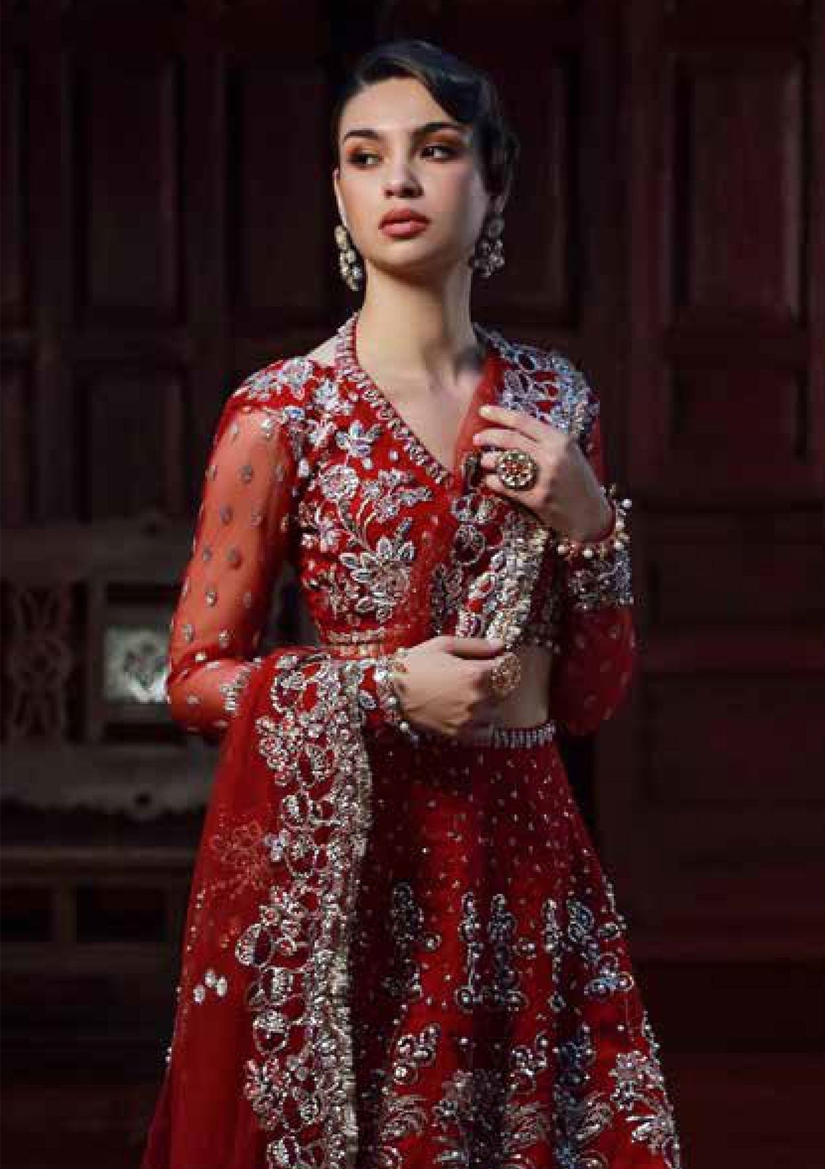 Ezra | Wedding Collection | EW24#08 - Rose - Pakistani Designer Dress - by Ezra | Type: Formal - 100% Original at Saira Sultan