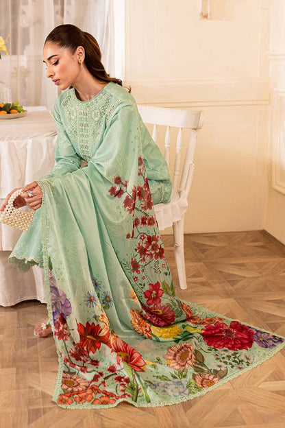 Farasha | Seraya Lawn 24 | SAGE - Pakistani Designer Dress - by Farasha | Type: Luxury - 100% Original at Saira Sultan