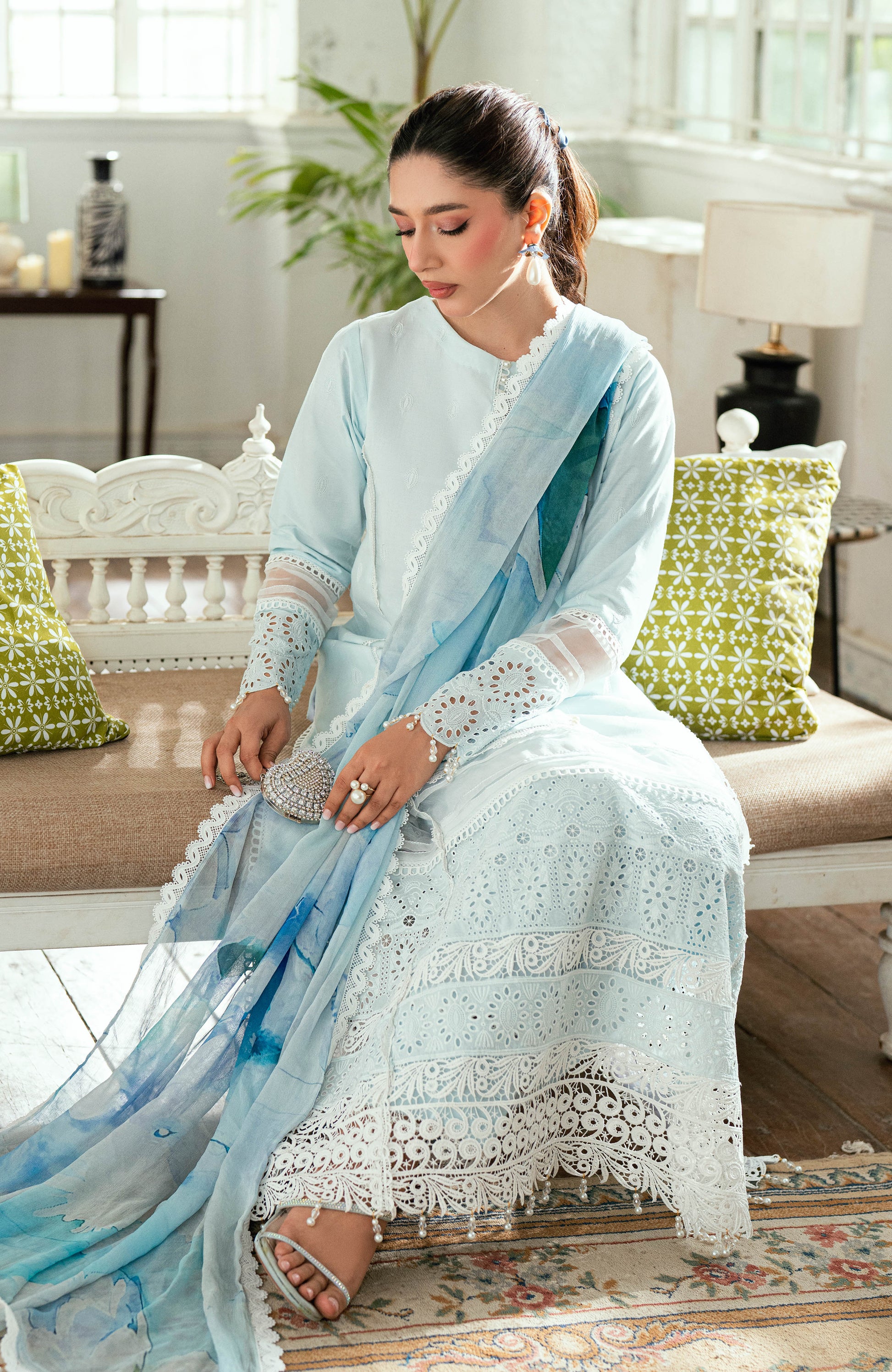 Al zohaib | Laserkari Premium Edition 25 | LKP-25-02 G - Pakistani Designer Dress - by Al zohaib - Type : Ladies Clothes - 100% Original at Saira Sultan