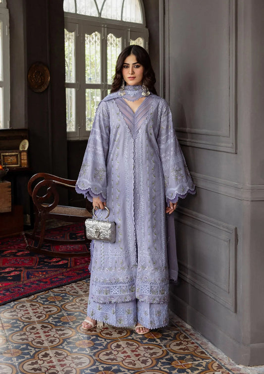 Kahf Premium | Kahf Karandi 25 | KKH-04 WISTERIA - Pakistani Designer Dress - by Kahf Premium - Type : Ladies Clothes - 100% Original at Saira Sultan