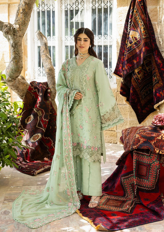 Kahf Premium | Kahf Karandi 25 | KKH-01 PRIMROSE - Pakistani Designer Dress - by Kahf Premium - Type : Ladies Clothes - 100% Original at Saira Sultan