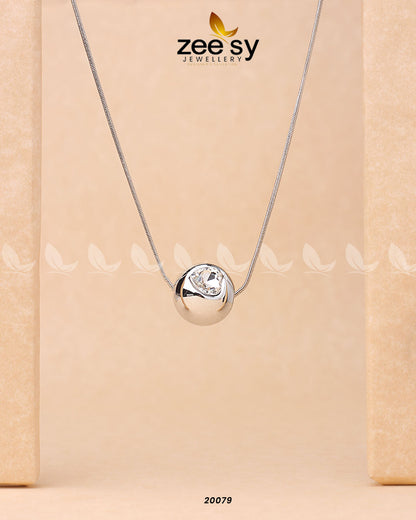 Heart Chain Silver