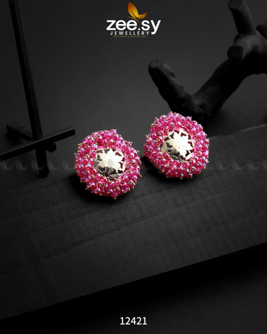 Earrings-0326 Pink