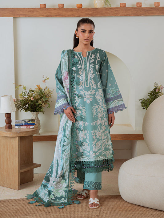 Jade | Cambric 25 | URBANE CAMBRIC PRINTS 2025 K - Pakistani Designer Dress - by Jade - Type : Ladies Clothes - 100% Original at Saira Sultan