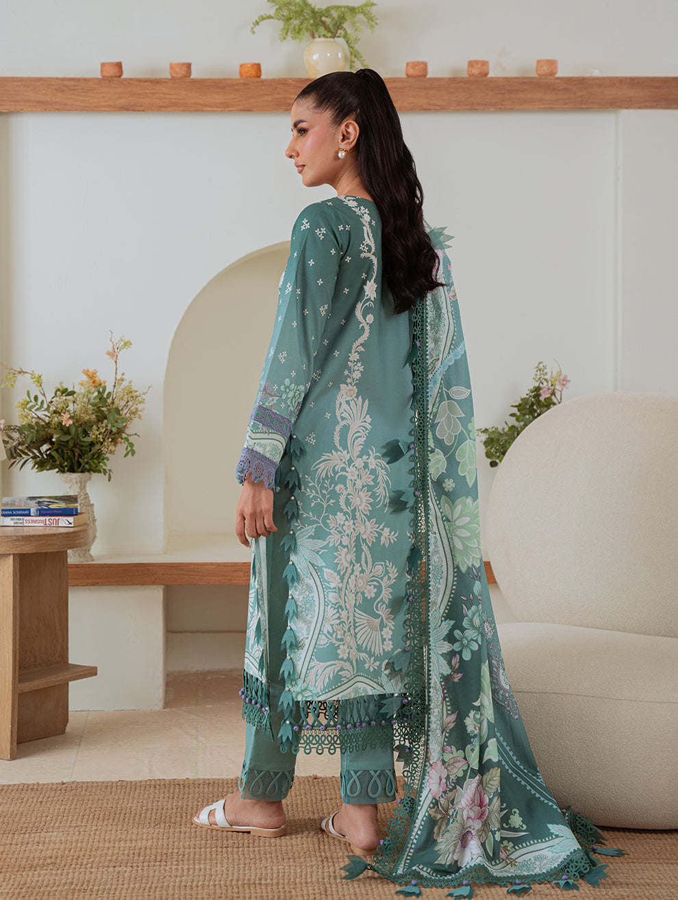 Jade | Cambric 25 | URBANE CAMBRIC PRINTS 2025 K - Pakistani Designer Dress - by Jade - Type : Ladies Clothes - 100% Original at Saira Sultan
