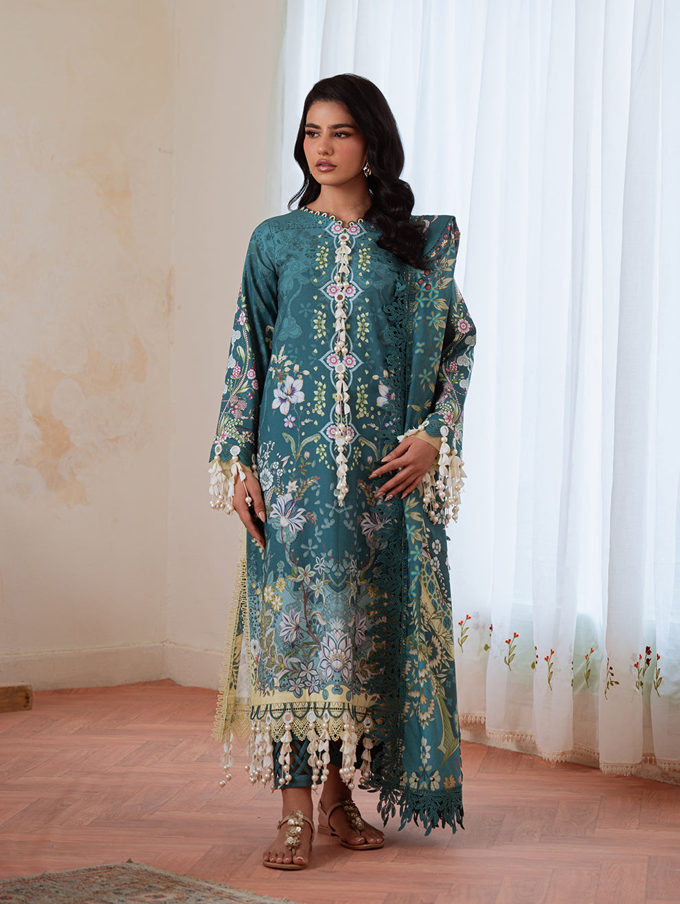 Jade | Cambric 25 | URBANE CAMBRIC PRINTS 2025 M - Pakistani Designer Dress - by Jade - Type : Ladies Clothes - 100% Original at Saira Sultan