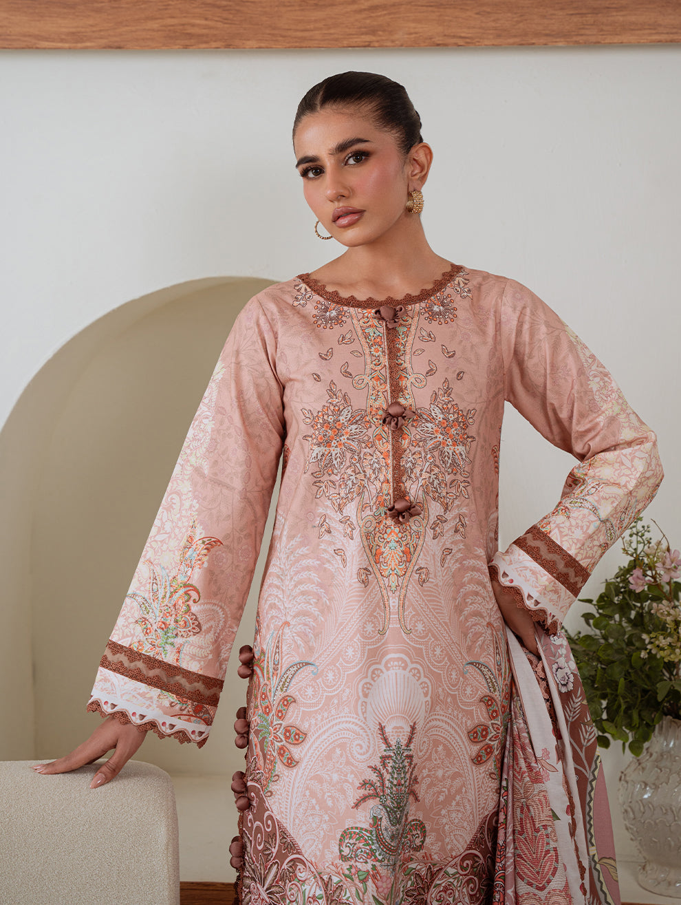 Jade | Cambric 25 | URBANE CAMBRIC PRINTS 2025 O - Pakistani Designer Dress - by Jade - Type : Ladies Clothes - 100% Original at Saira Sultan