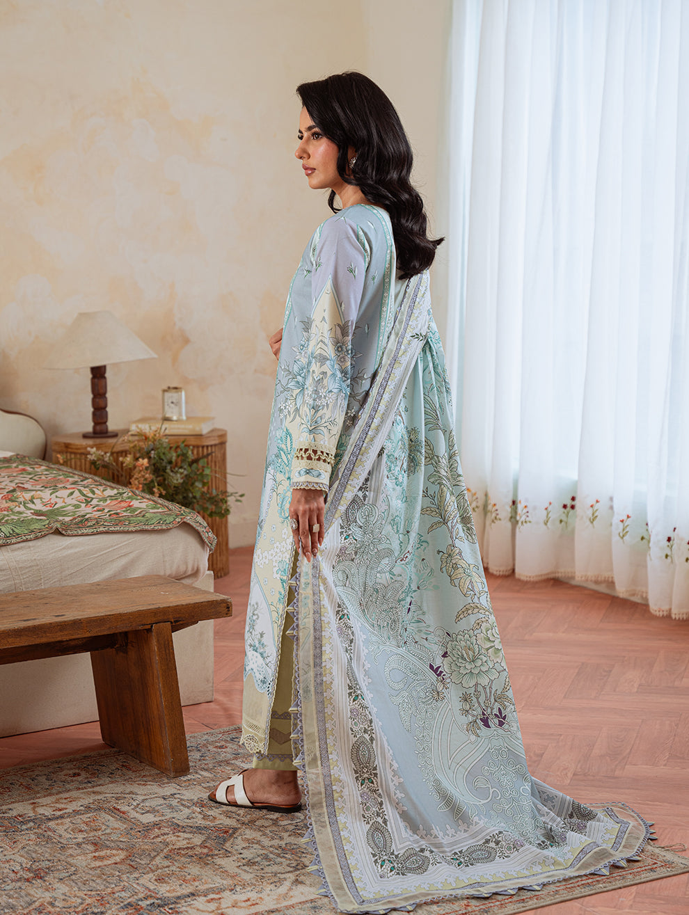 Jade | Cambric 25 | URBANE CAMBRIC PRINTS 2025 R - Pakistani Designer Dress - by Jade - Type : Ladies Clothes - 100% Original at Saira Sultan