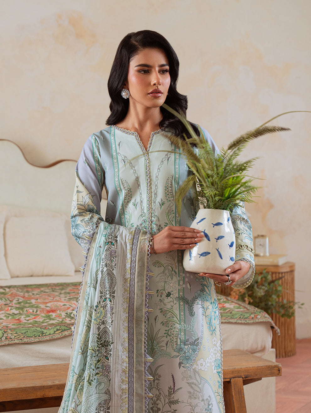 Jade | Cambric 25 | URBANE CAMBRIC PRINTS 2025 R - Pakistani Designer Dress - by Jade - Type : Ladies Clothes - 100% Original at Saira Sultan