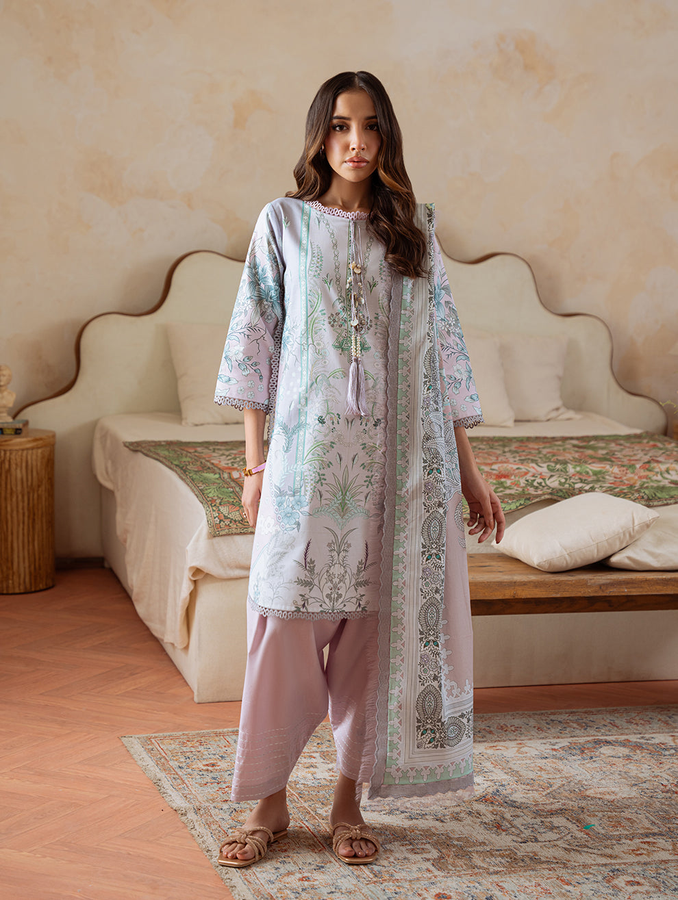 Jade | Cambric 25 | URBANE CAMBRIC PRINTS 2025 AE - Pakistani Designer Dress - by Jade - Type : Ladies Clothes - 100% Original at Saira Sultan
