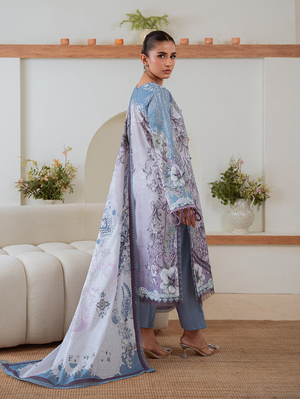 Jade | Cambric 25 | URBANE CAMBRIC PRINTS 2025 AF - Pakistani Designer Dress - by Jade - Type : Ladies Clothes - 100% Original at Saira Sultan