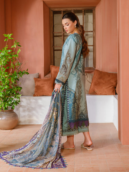 Jade | Cambric 25 | URBANE EMBROIDERED CAMBRIC 25 PG - Pakistani Designer Dress - by Jade - Type : Ladies Clothes - 100% Original at Saira Sultan