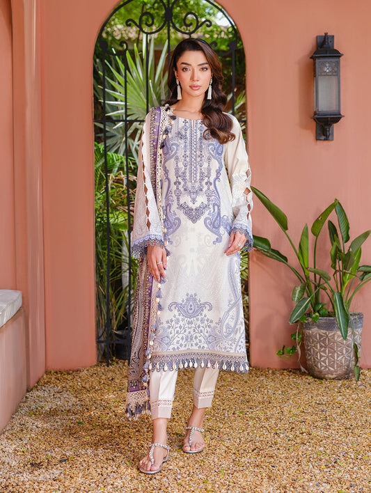 Jade | Cambric 25 | URBANE EMBROIDERED CAMBRIC 25 IV - Pakistani Designer Dress - by Jade - Type : Ladies Clothes - 100% Original at Saira Sultan