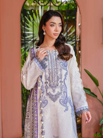 Jade | Cambric 25 | URBANE EMBROIDERED CAMBRIC 25 IV - Pakistani Designer Dress - by Jade - Type : Ladies Clothes - 100% Original at Saira Sultan