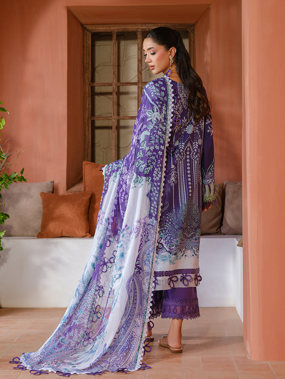 Jade | Cambric 25 | URBANE EMBROIDERED CAMBRIC 25 P - Pakistani Designer Dress - by Jade - Type : Ladies Clothes - 100% Original at Saira Sultan