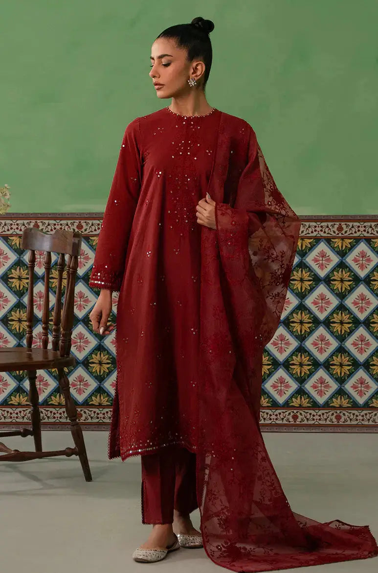 Cross Stitch | Mahiri Embroidered Collection | ROSE FLORINE - Pakistani Designer Dress - by Cross Stitch | Type: Luxury - 100% Original at Saira Sultan