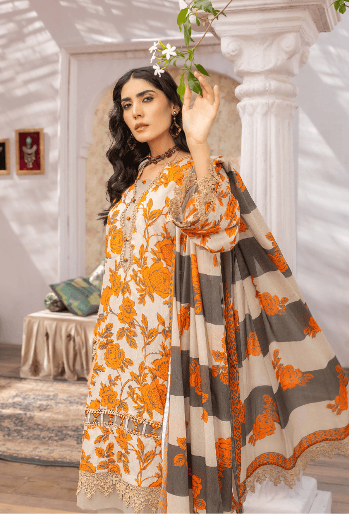 Humdum | Rang e Noor SS 24 | D06 - Pakistani Designer Dress - by HumDum | Type: Casuals - 100% Original at Saira Sultan