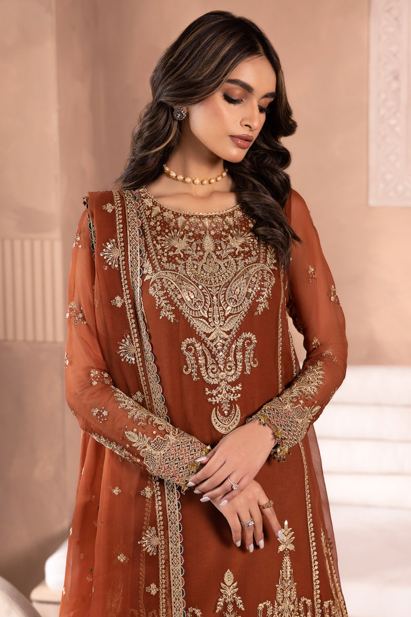 Jazmin | Formals Collection | CHIFFON UC-3040 - Pakistani Designer Dress - by Jazmin | Type: Formal - 100% Original at Saira Sultan