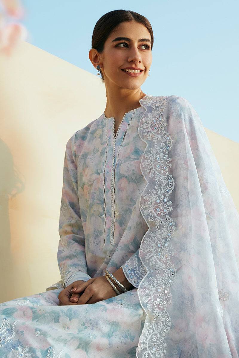 Cross Stitch | Premium Lawn 24 | VIOLA PEARL - Pakistani Designer Dress - by Cross Stitch | Type: Formal - 100% Original at Saira Sultan
