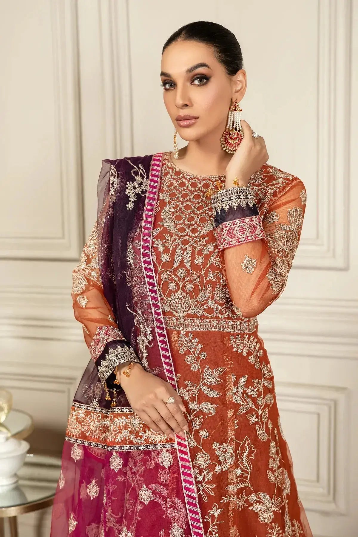 Zarif | Mehroz Formals | AMBER - Pakistani Designer Dress - by Zarif | Type: Formal - 100% Original at Saira Sultan