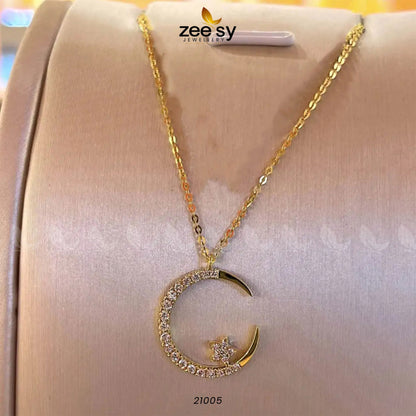 Chandi Moon Pendant (Silver 925)